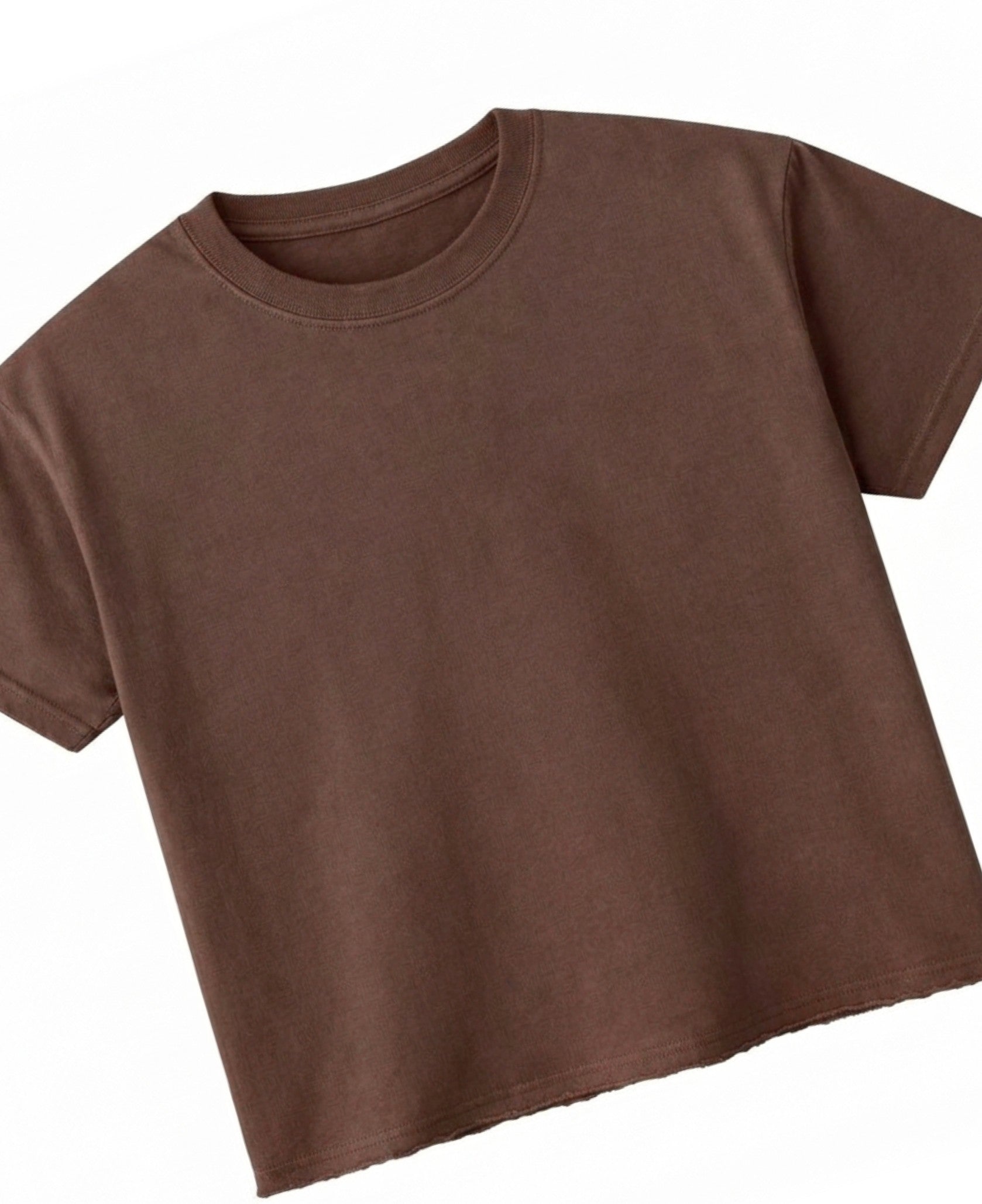 Brown Boxy Tshirt