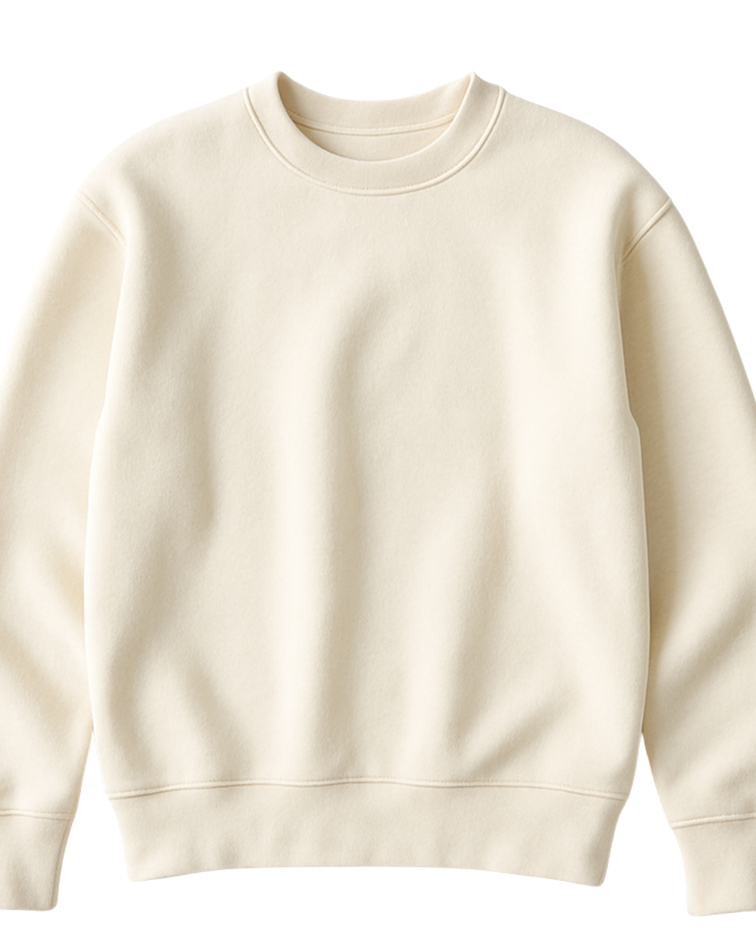 SOLN Solid White Sweatshirt