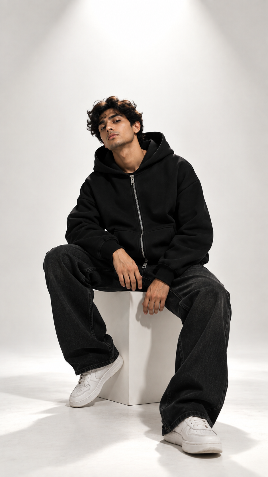 Black Double Zip