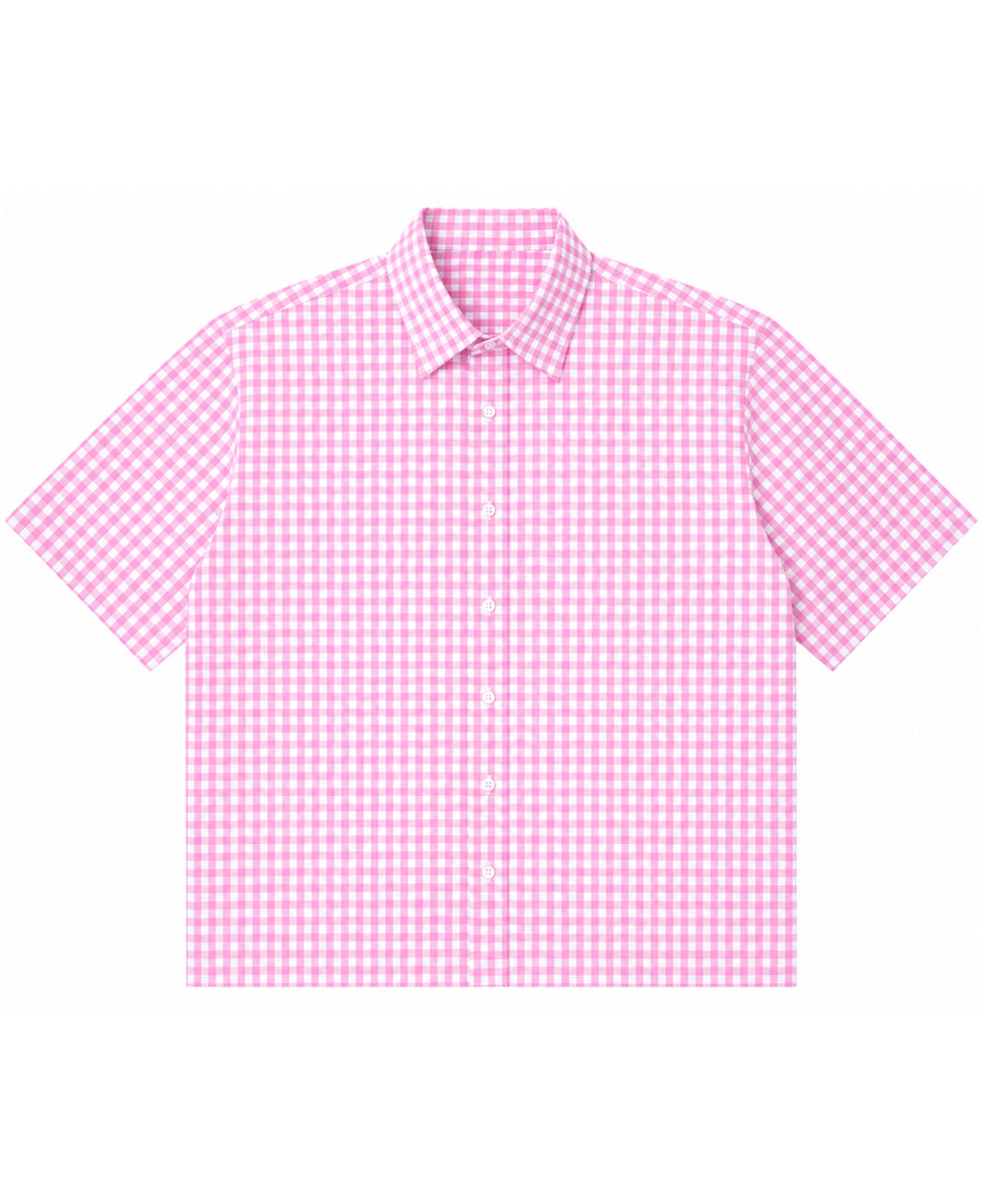 Pink Gingham Shirt