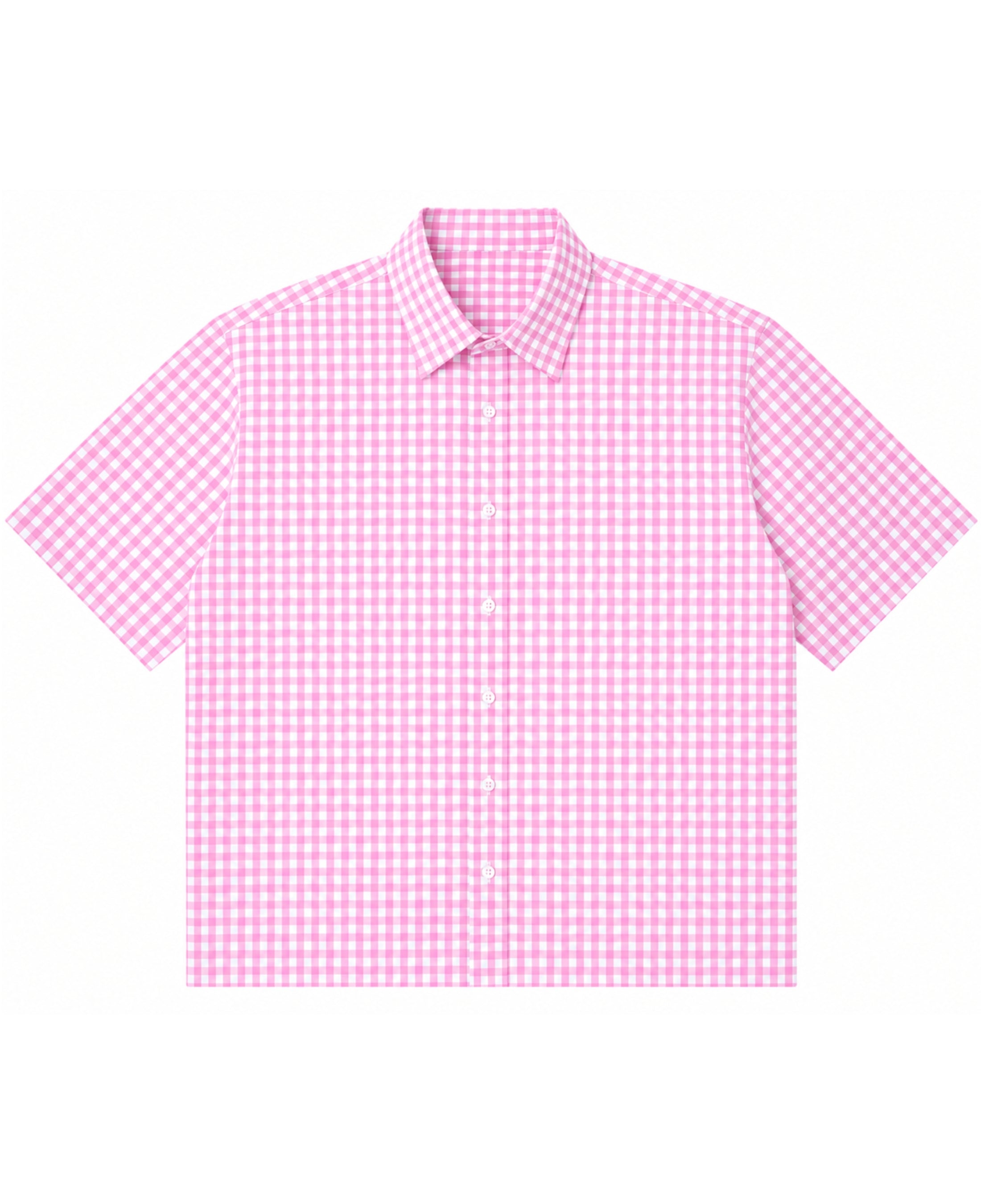 Pink Gingham Shirt