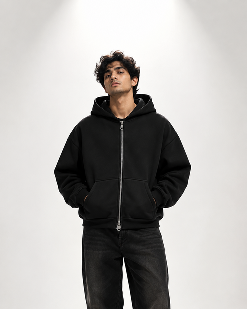 Black Double Zip