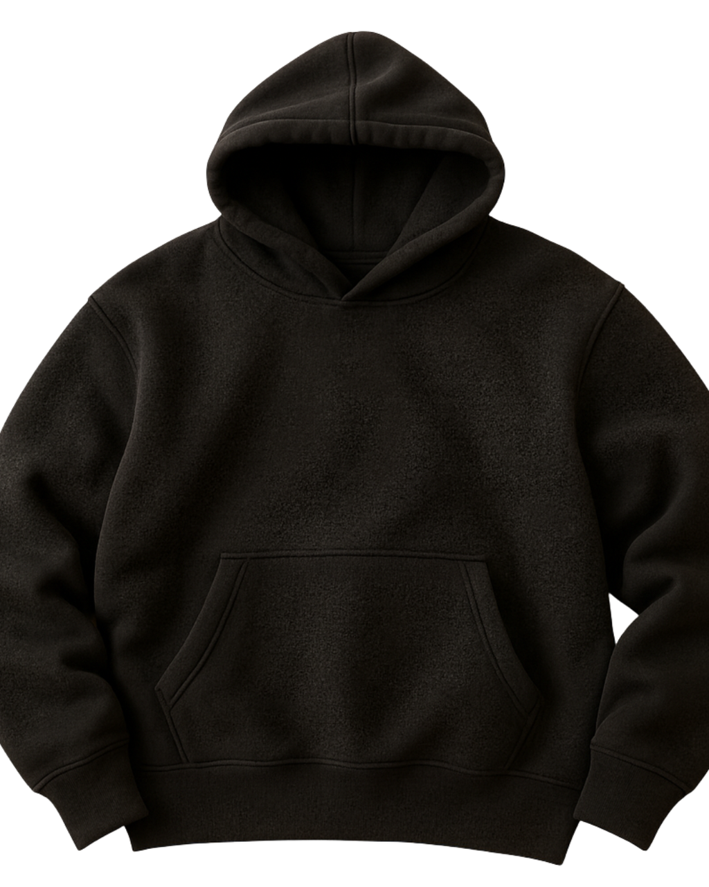 SOLN Solid Black Hoodie