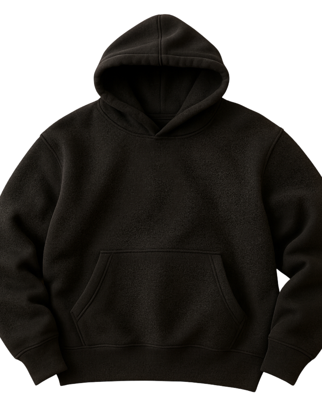 SOLN Solid Black Hoodie