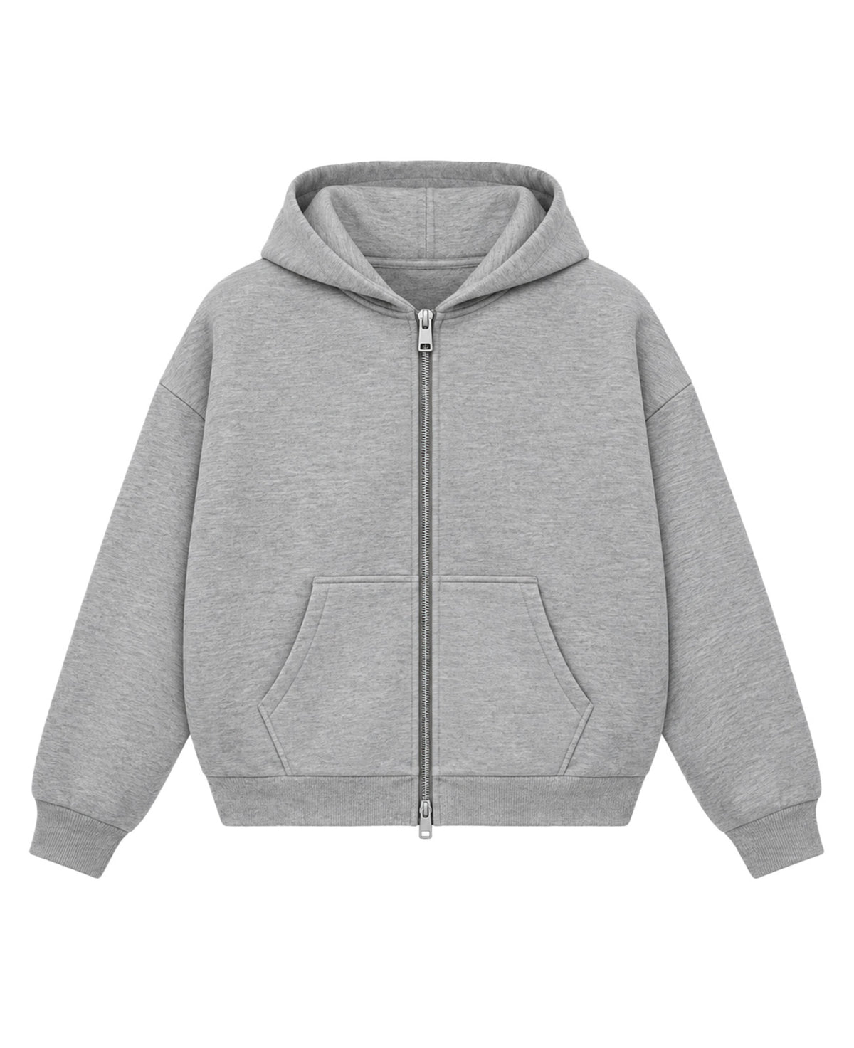 Grey Double Zip