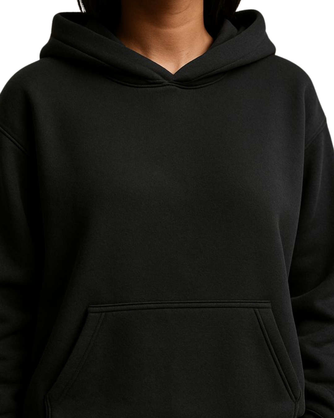 SOLN Solid Black Hoodie