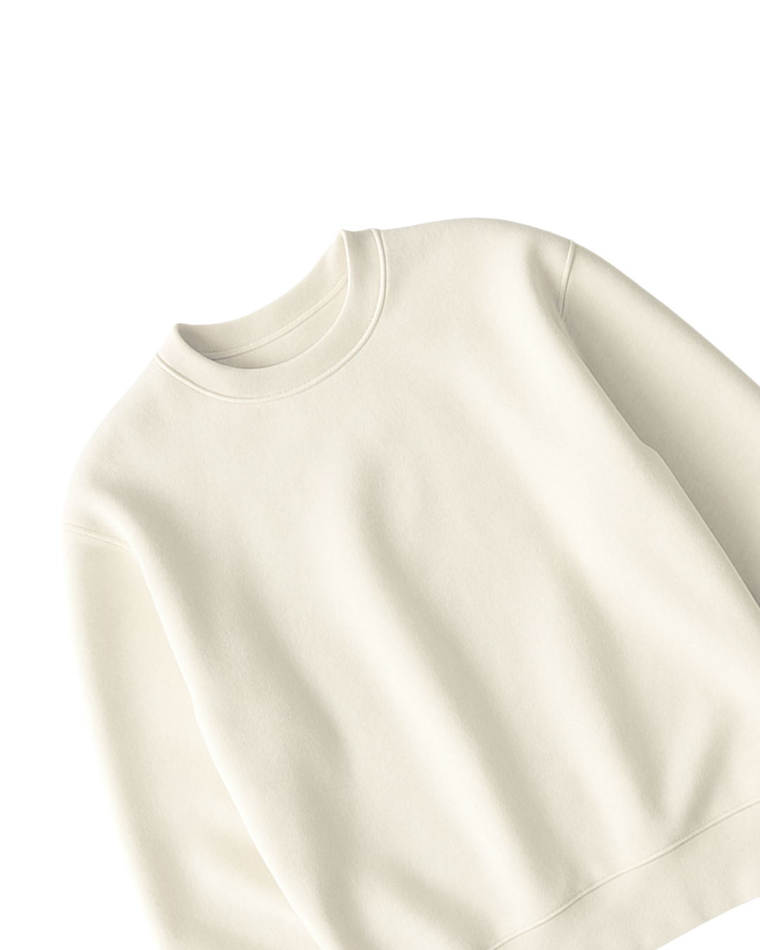 SOLN Solid White Sweatshirt