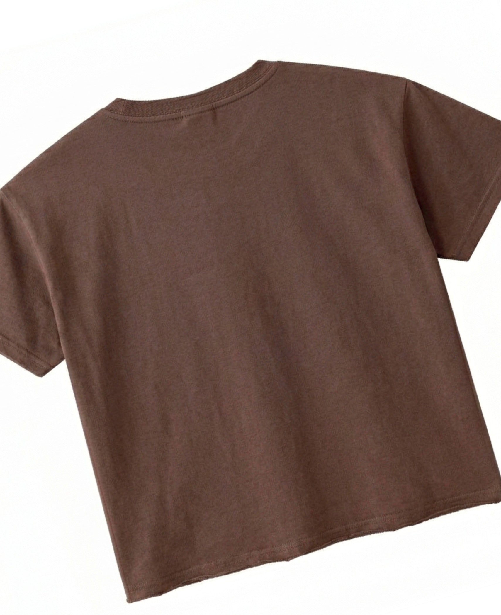 Brown Boxy Tshirt