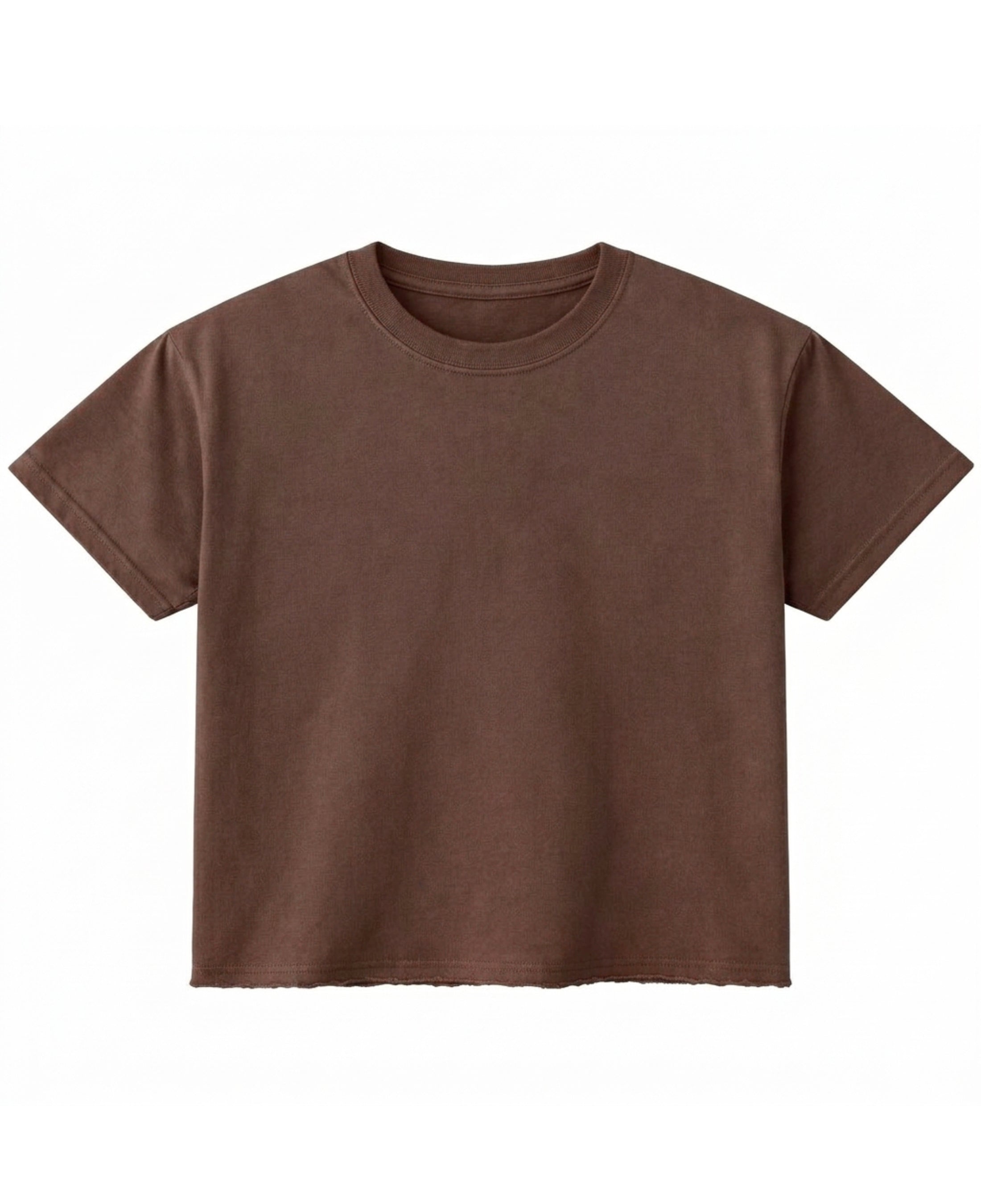 Brown Boxy Tshirt