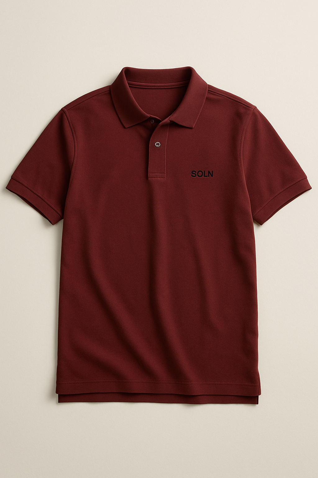 SOLN Burgundy Classic Polo