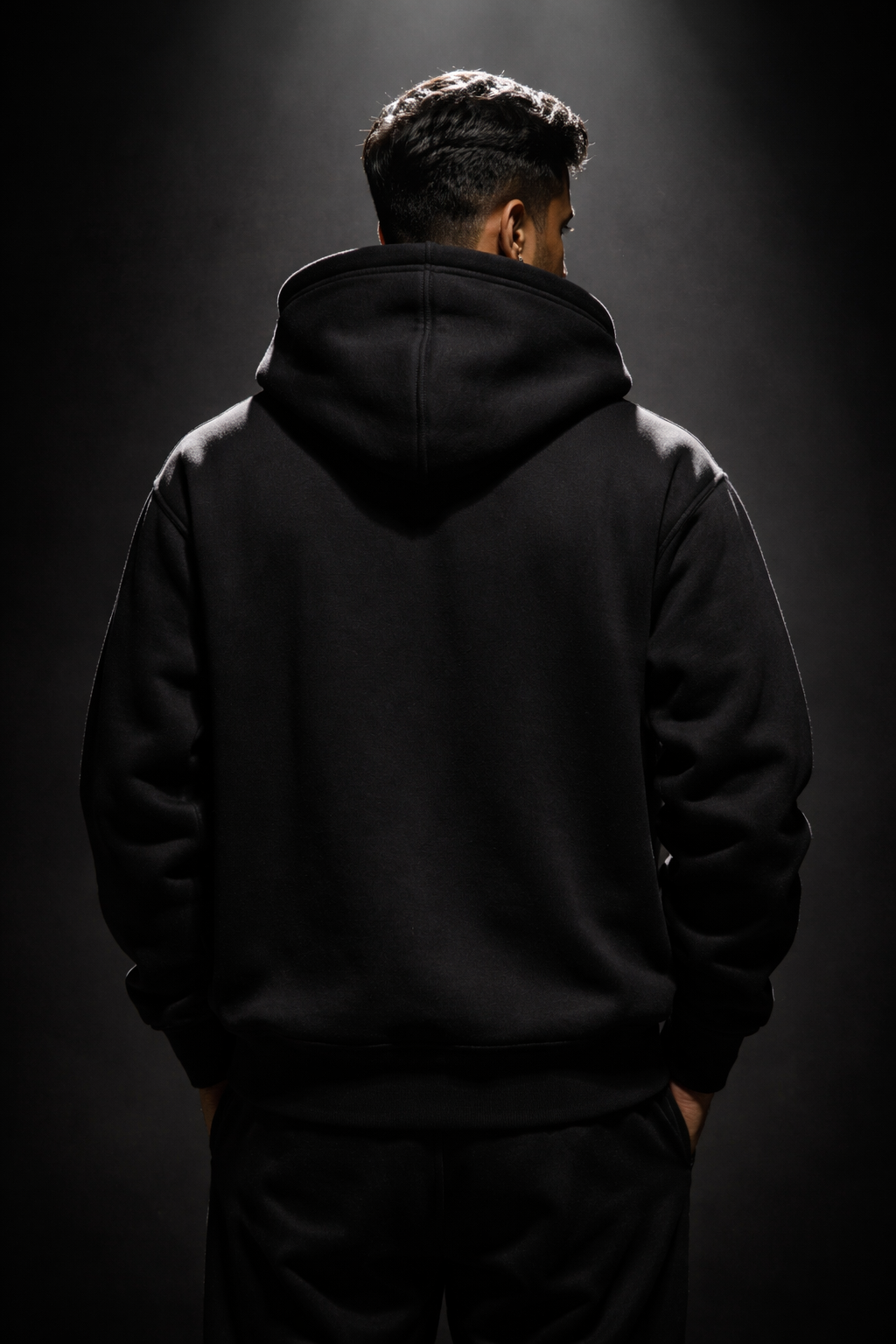 SOLN Solid Black Hoodie
