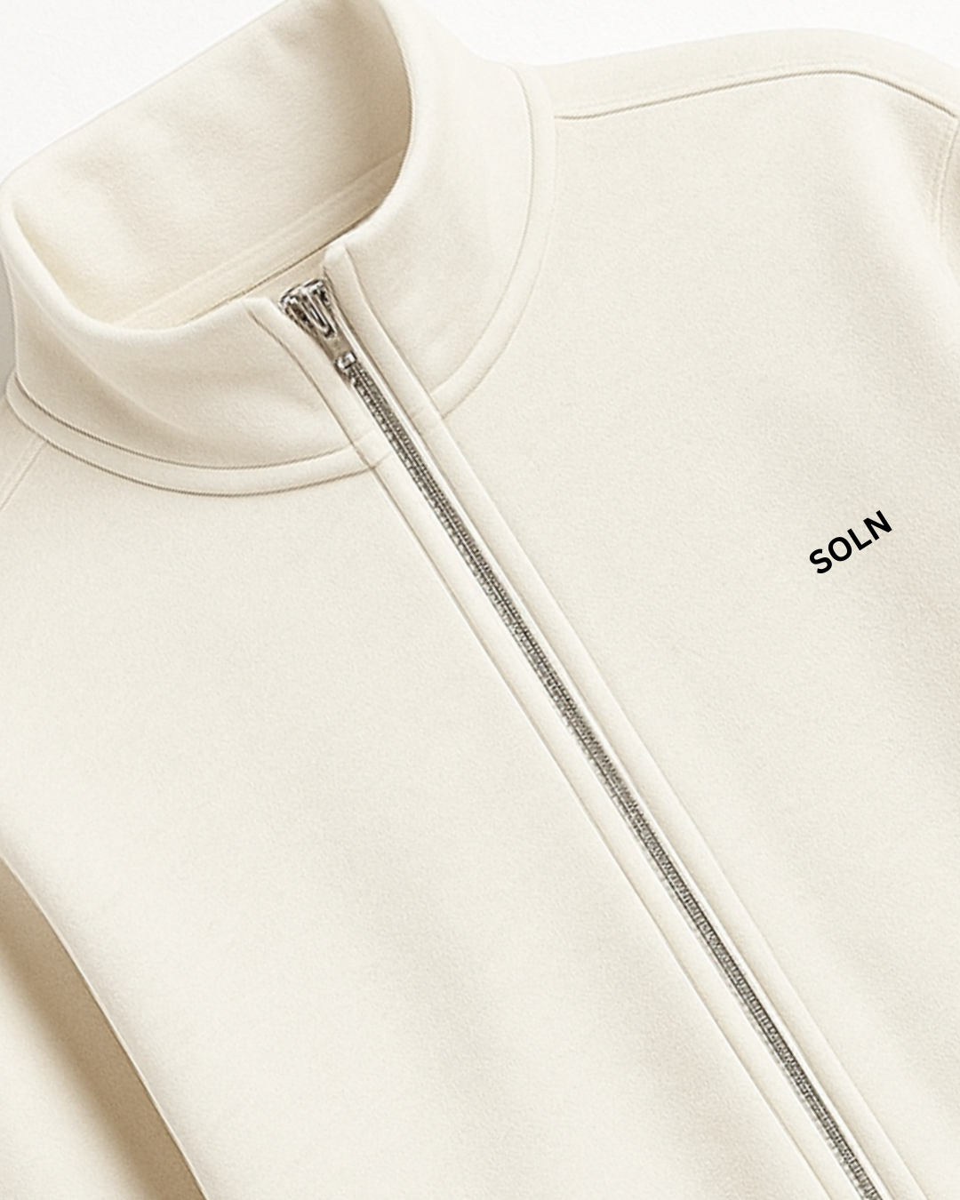 SOLN Ivory Zip-Up
