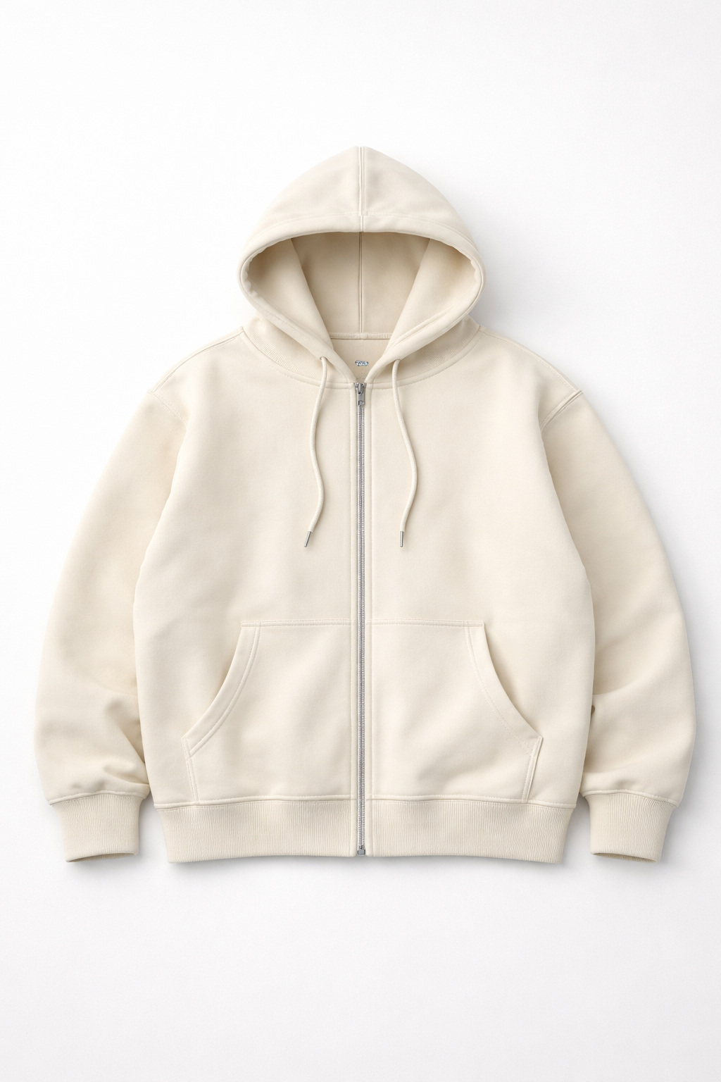 SOLN Off White Zip Up