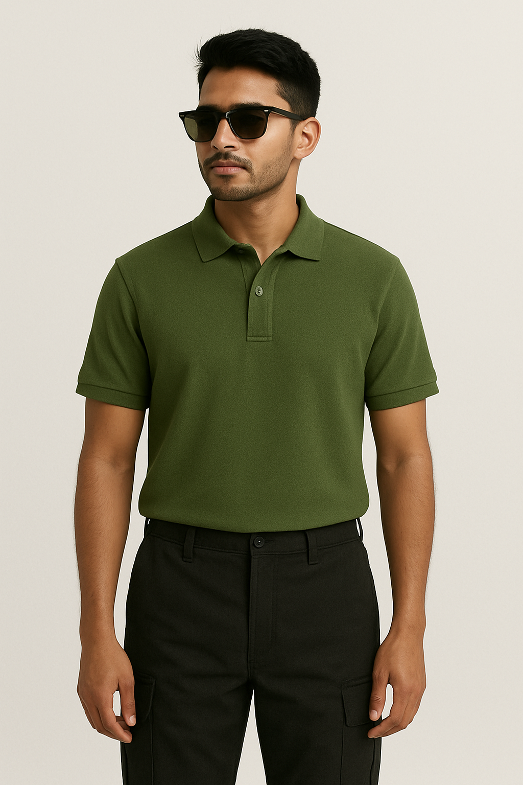 The Army Green Polo